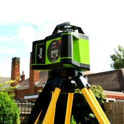 Imex I77R Cordless Self-Levelling Laser Level 400m With LRX10 Digital Receiver -Tools Shop 1000 x 1000 site shot 1