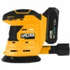 JCB Cordless 18v Random Orbital Sander 125mm With 2.0Ah Li-Ion Battery