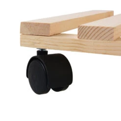 Silverline Square Plant Pot Trolley 60kg -Tools Shop 295928 ENWNMPRO3