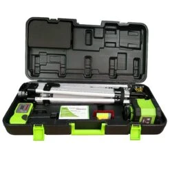 Imex E60 Cordless Rotating Laser Level Kit With Staff & Tripod -Tools Shop 4. e60 kit image 1