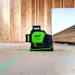 Imex LX3DG Self-Levelling Cross Multi-Line Green Laser Level 80m -Tools Shop 4. lx3dg on site 1