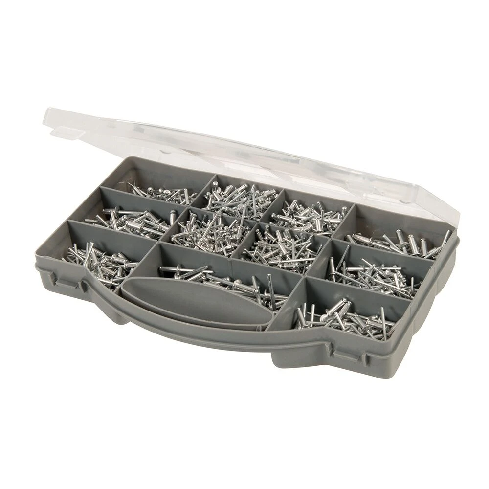Fixman Pop Rivet Assortment With Storage Case 650 Pieces 2 Fixman Pop Rivet Assortment With Storage Case 650 Pieces - Image 2