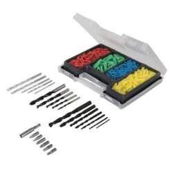 Task Multi-Surface Drill Bits & Wall Plug Set 300 Piece