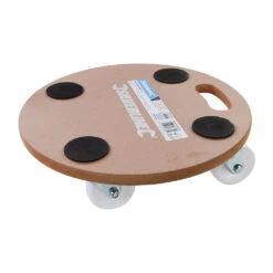 Silverline Round Platform Dolly Trolley 250kg