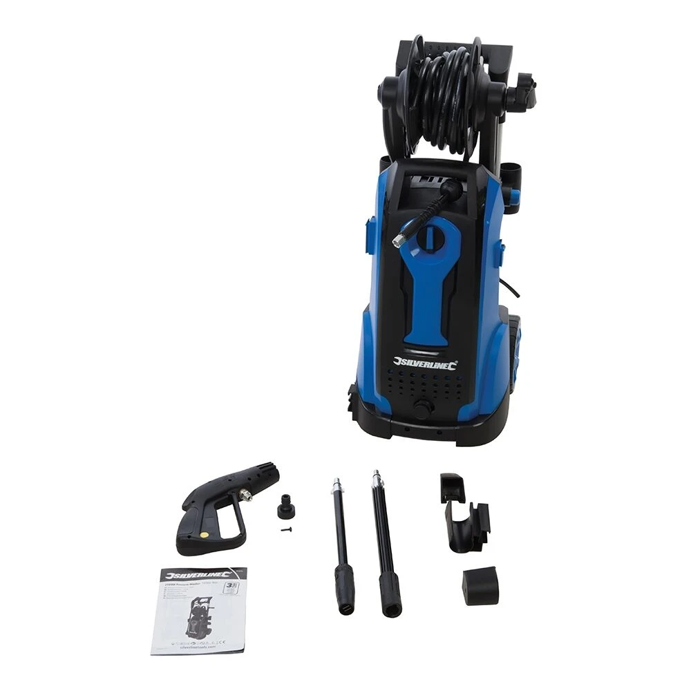 Silverline Air-Cooled Portable Pressure Washer Electric 240v 2100W 165Bar 7 Silverline Air-Cooled Portable Pressure Washer Electric 240v 2100W 165Bar - Image 7