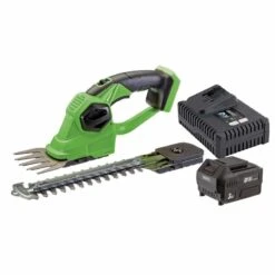 Draper Cordless 20v Hedge Trimmer & Grass Blades With Battery