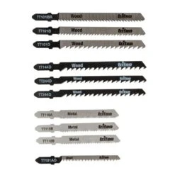 Triton Jigsaw Mixed Wood / Metal Blade Set (Pack Of 10)