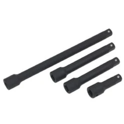 Sealey Premier 1/2in Impact Extension Bar Set 4-Piece