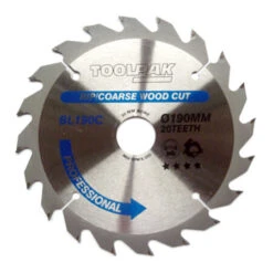 Toolpak Professional TCT Wood Cutting Circular Saw Blade (190mm-305mm Various Sizes)