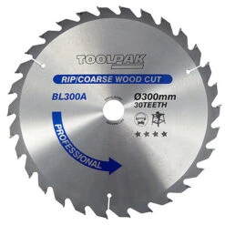 Toolpak Professional TCT Table & Mitre Saw Blades (300mm-315mm Various Sizes)