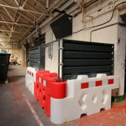 Bison Water Filled Chapter 8 Barrier Red & White 2m X 1m -Tools Shop Bison Barrier 4