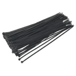 Sealey Cable Ties Black 4.8 X 300mm (Pack Of 100)