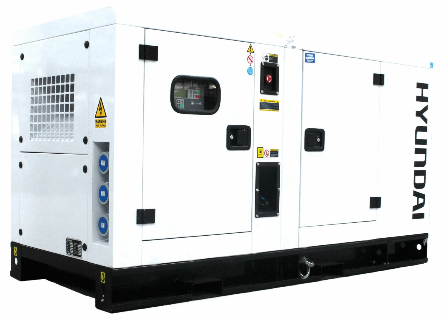 Hyundai DHY35KSEm Silenced Diesel Generator 35kW/45kVA 1 Hyundai DHY35KSEm Silenced Diesel Generator 35kW/45kVA