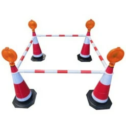 Extendable Road Cone Bar Pole 1.3 To 2.2m (Various Colours) -Tools Shop Extendable Cone Bars 4