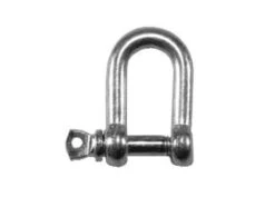 Faithfull Chain D-Shackle 8mm Stainless Steel