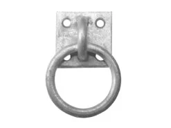 Faithfull Chain Ring On Plate Galvanised Steel