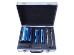 Faithfull Diamond Core Drill Bit Set & Case 7-Piece