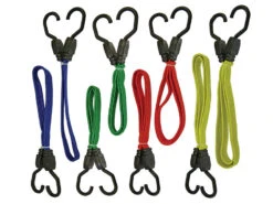 Faithfull Flat Bungee Cords/Straps 8-Piece