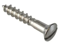 ForgeFix Multi-Purpose Screw Slotted Chrome Plated Forge Pack Qty's (Various Sizes)