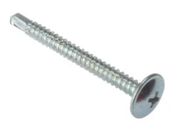 ForgeFix Baypole PVCu Screw Phillips Wafer Head Zinc Plated Box 100 (Various Sizes)