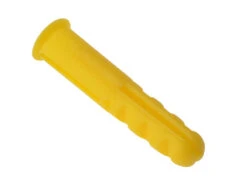 ForgeFix Expansion Wall Plug Plastic Multi-Purpose Yellow (Qty Options)