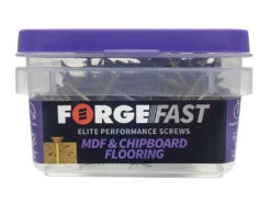 ForgeFast Flooring MDF Chipboard Torx Screw 4.2 X 55mm Countersunk Box Of 200 -Tools Shop FORFFFS4255Y PACKSHOT