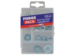 ForgeFix Flat Washer Mixed Set 112-Piece Kit