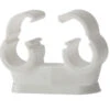 ForgeFix Pipe Clip Double Clip-Lock White Box Of 50 (Sizes 15-28mm)