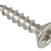 ForgeFix Multi-Purpose Screw Pozi Countersunk Stainless Steel Box Qty's (Various Sizes)