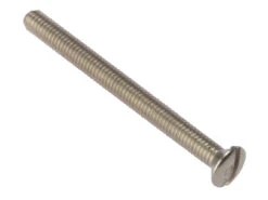 ForgeFix Socket Screw 3.5mm Slotted Nickel Plated Bag Of 100 (Various Lengths)