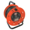 Faithfull Open Drum 50mtr Cable Extension Reel 240v/13a