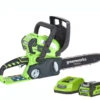 Greenworks G40CS30K2 Cordless 40v Chainsaw 30cm/12in With Battery