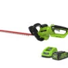 Greenworks G40HT61K2 Cordless 40v Hedge Trimmer 61cm/24in With Battery