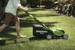 Greenworks G40LM41K2X Cordless 40v Lawn Mower 41cm/16in With Battery -Tools Shop GWG40LM41K2X 09