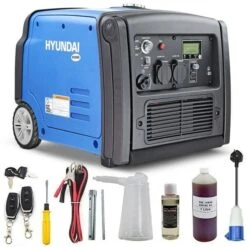 Hyundai HY3200SEi Portable Petrol Inverter Generator 3.2kW/4kVA Elec Start -Tools Shop HY3200SEi 04