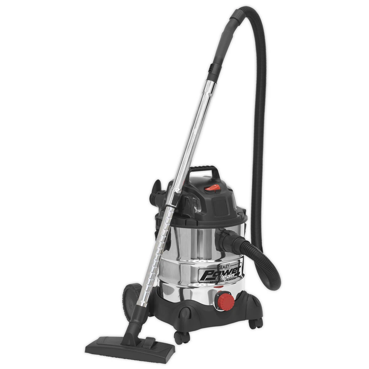 Sealey PC200SD Industrial Wet & Dry Vacuum Cleaner 20-Litre 240v 1 Sealey PC200SD Industrial Wet & Dry Vacuum Cleaner 20-Litre 240v