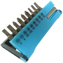 Toolpak Screwdriver Bit Set With Magnetic Holder 10-Piece