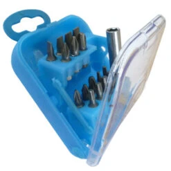 Toolpak Screwdriver Bit Set & Carry Case 17-Piece