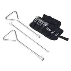 Universal Manhole Cover Lifting & Stopcock Interchangeable Key Set 16-Piece