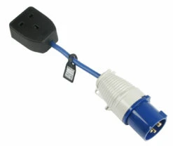 Defender Fly Lead Adaptor (16amp Plug & 13amp Socket 240v) E85300