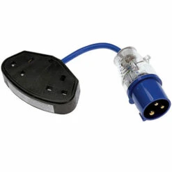 Defender Fly Lead Adaptor (16amp Plug & 2x 13amp Sockets 240v) E85302