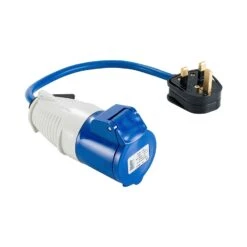 Defender Fly Lead Adaptor (13amp Plug & 16amp Socket 240v)