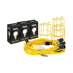 Defender 22m LED Festoon Lighting Kit ES Fitting 110v