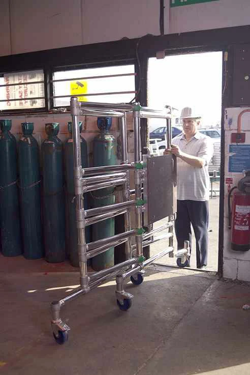 Euro Microfold1000 Folding Podium Steps 3 Euro Microfold1000 Folding Podium Steps - Image 3