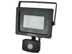 Faithfull 20w SMD LED Wall Mounted Security Floodlight With PIR 240v