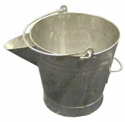 Galvanised V-Lipped Bucket (for Use With Tar Boilers)