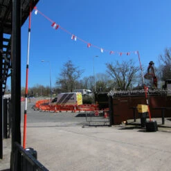 Elite Height Restriction Goal Post Kit Extendable 1.7 To 7.3m