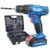 Hyundai HY2175 Cordless 18v Combi Drill With 54-Piece Accessory Set & 1.5Ah Li-Ion Batt