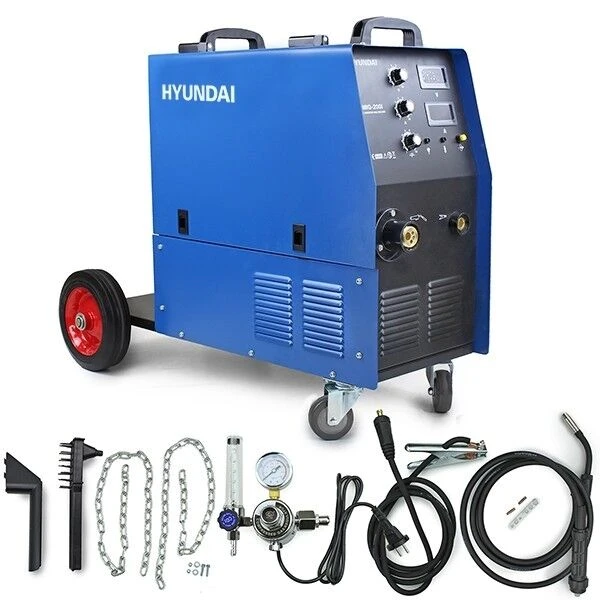 Hyundai HYMIG200I Portable MIG Inverter Welder 200Amp 1 Hyundai HYMIG200I Portable MIG Inverter Welder 200Amp