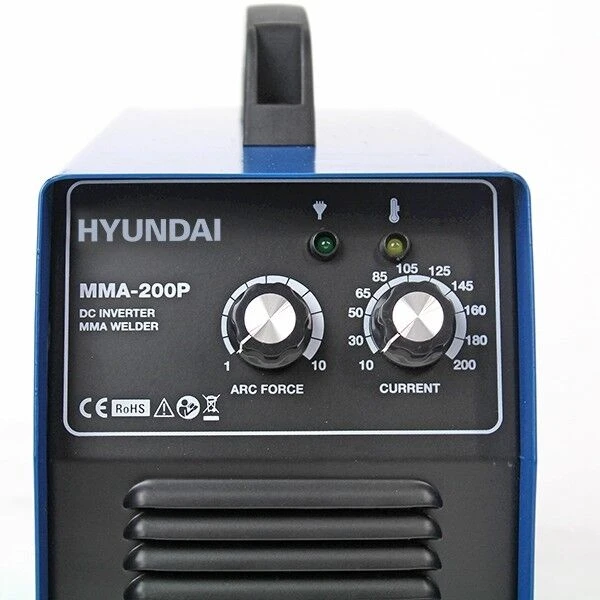 Hyundai HYMMA200P MMA/ARC Inverter Welder 200Amp 2 Hyundai HYMMA200P MMA/ARC Inverter Welder 200Amp - Image 2